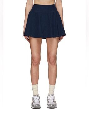 Beyond Yoga Tie Breaker Circle Skirt Nocturnal Navy